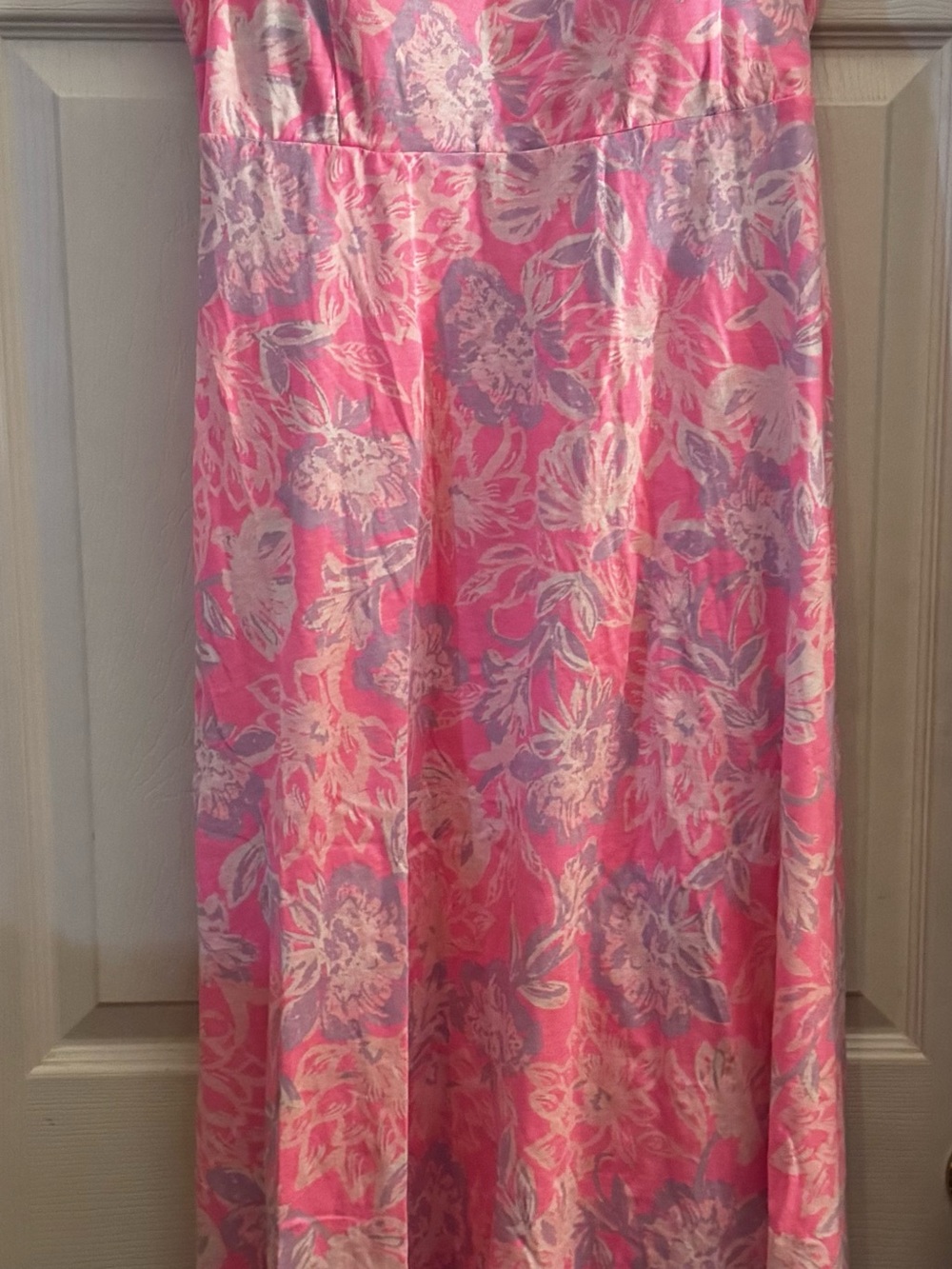 Lilly Pulitzer Dwyer Midi Dress in Rousseau Pink Zen Garden Size M